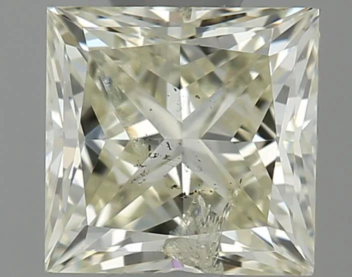 0.51ct Princess Natural Diamond (Colour L, Clarity I1, Cut VG, IGI Certified)