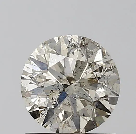 0.96ct Round Natural Diamond (Colour L, Clarity I1, Cut VG, IGI Certified)
