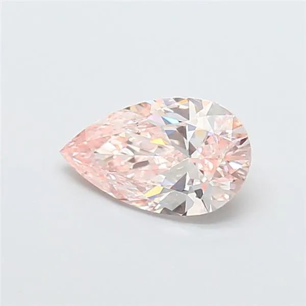 1.00ct Pear Lab Grown Diamond (Colour Fancy Pink, Clarity SI1, IGI Certified)